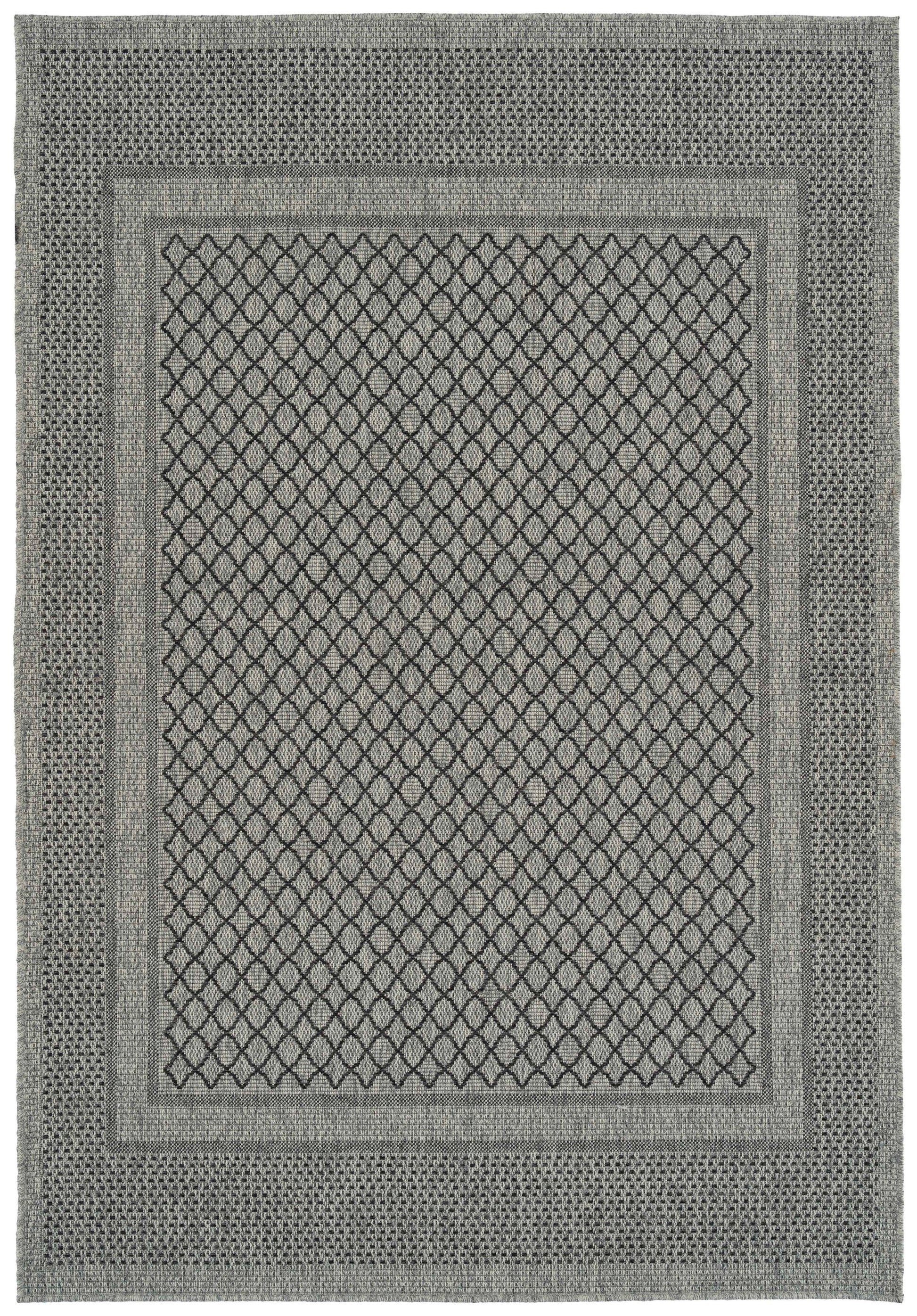 Modern, Transitional, Geometric, Southwestern, Textured High-Low Cut & Loop 2' x 3' Rectangle Throw Rug