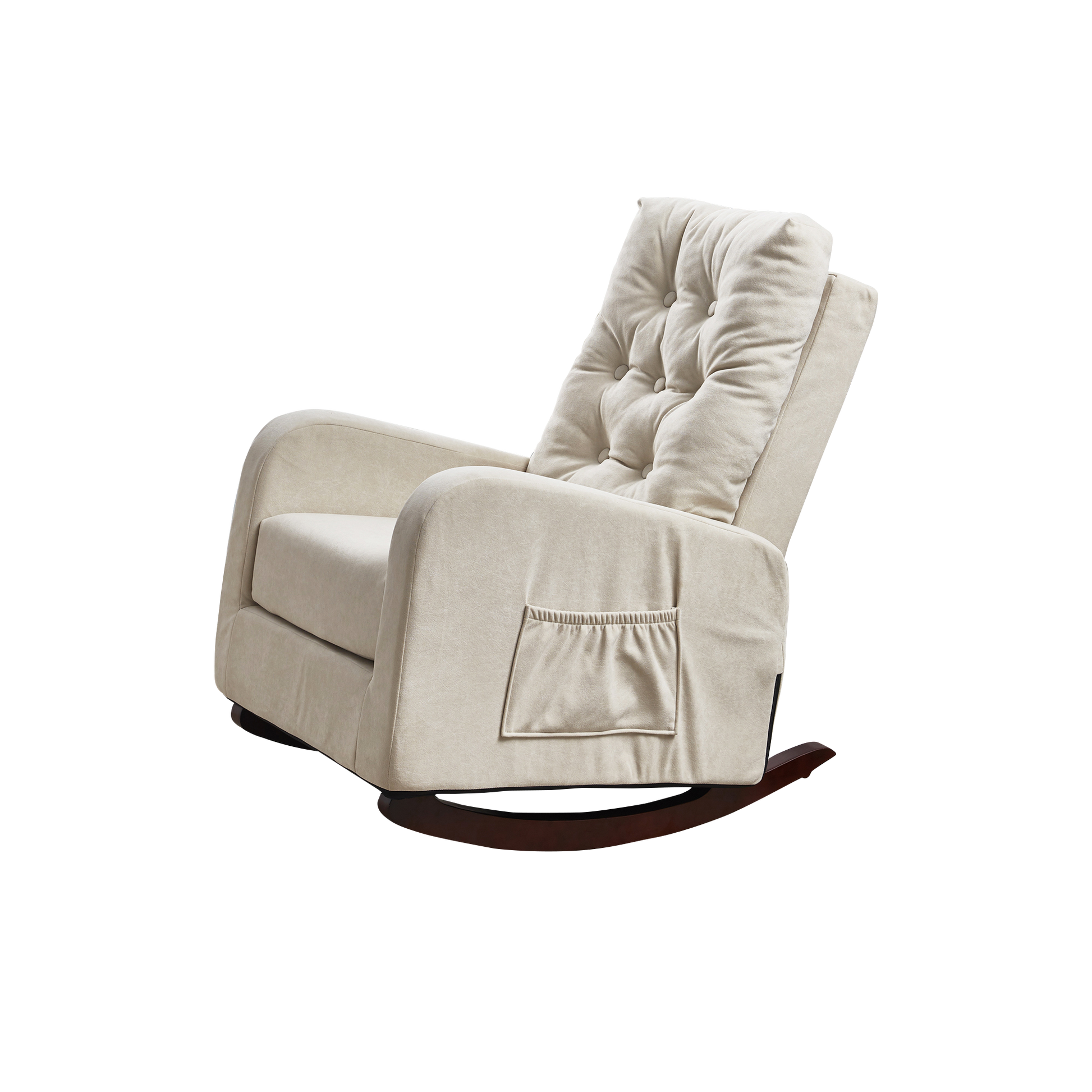 Japanese-Style Beige Metal Reclining Floor Chair with Adjustable Backrest - Tatami Lazy Sofa for Balcony or Bedroom