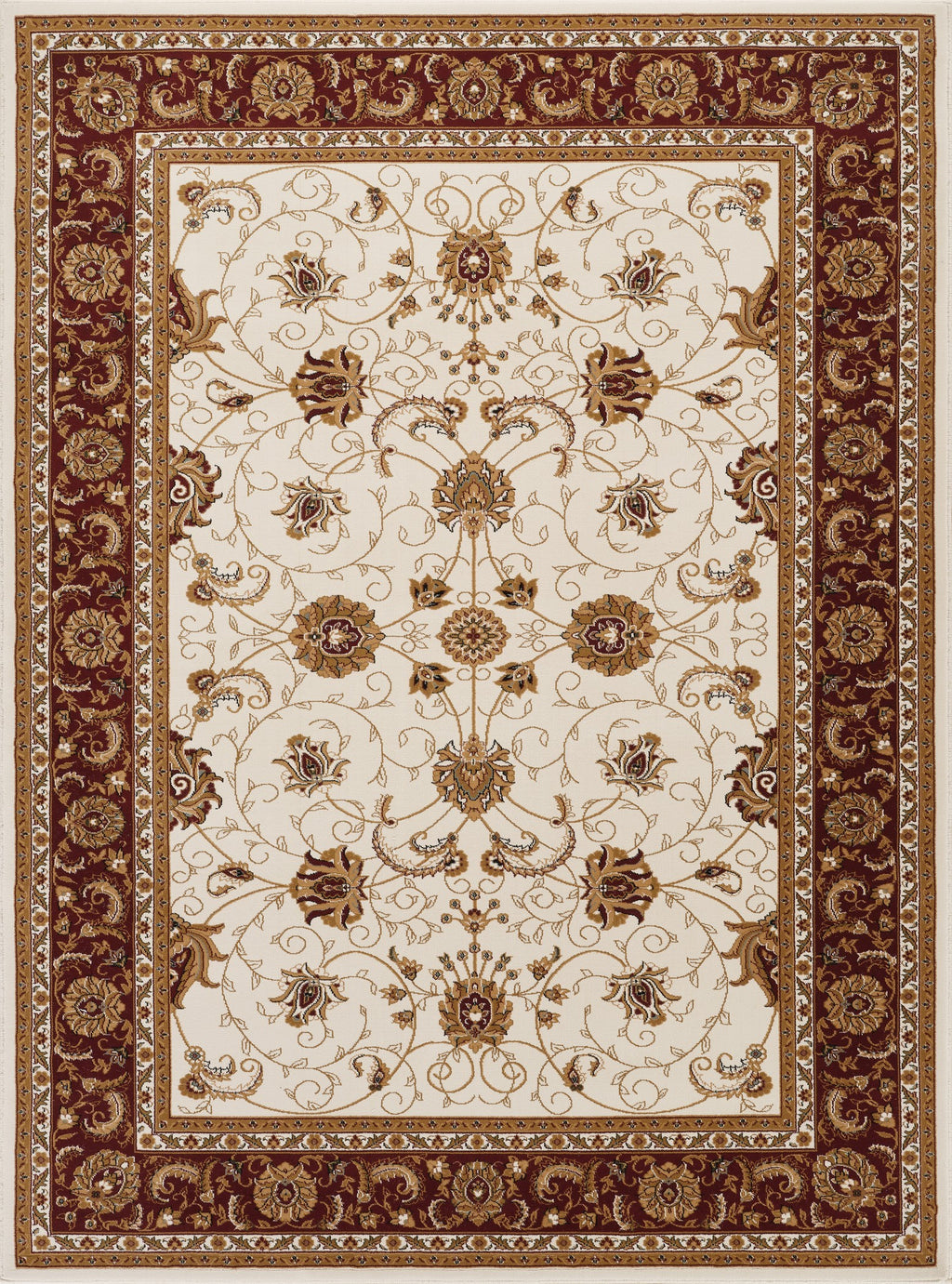 Manchester GC_HER5002 Ivory 7 ft. 10 in. x 10 ft. 6 in. Area Rug