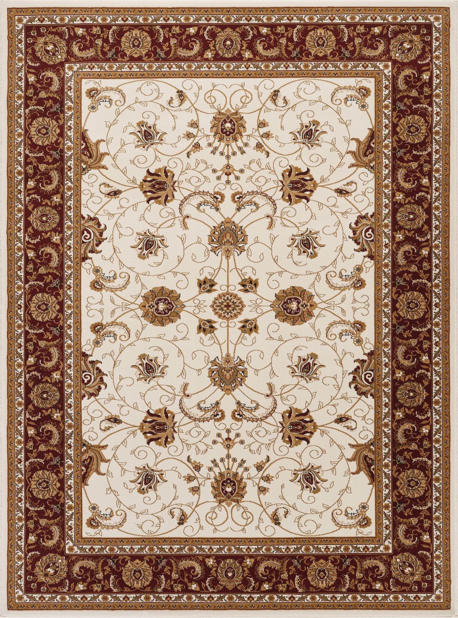 Manchester GC_HER5002 Ivory 7 ft. 10 in. x 10 ft. 6 in. Area Rug