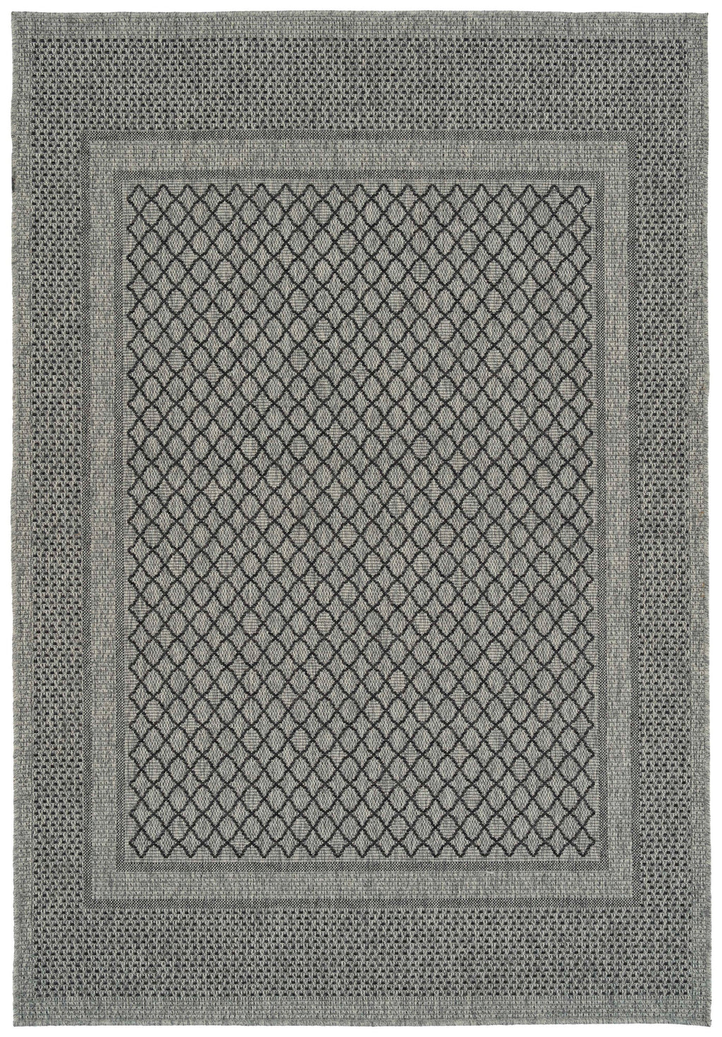 Modern, Transitional, Geometric, Southwestern, Textured High-Low Cut & Loop 5'3' x 7'6' Rectangle Area Rug