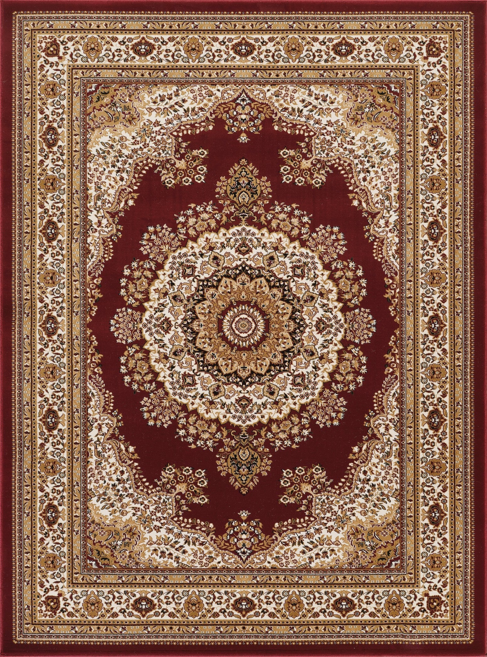 Manchester GC_HER5007 Red 5 ft. 3 in. x 7 ft. 3 in. Area Rug